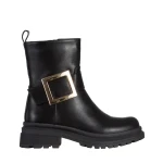 Joana fekete női csizma ökológiai bőrből