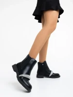 Sherisse fekete női bakancs ökológiai bőrből