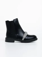 Sherisse fekete női bakancs ökológiai bőrből