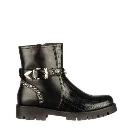 Leny fekete női bokacsizma