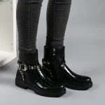 Leny fekete női bokacsizma