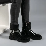 Leny fekete női bokacsizma