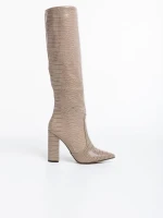 Ulyana bézs női csizma ökológiai bőrből