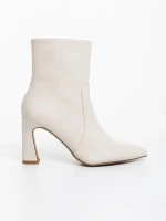 Terazia bézs női bokacsizma ökológiai bőrből