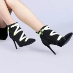 Lucia zöld női bokacsizma