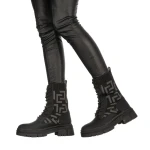 Stika fekete női csizma