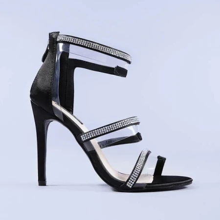 Latika fekete női szandál