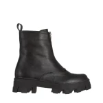 Clarisse fekete női csizma, műbőrből készült