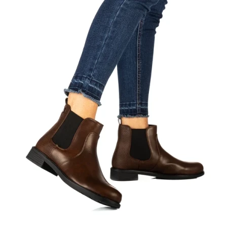 Amaya barna női bokacsizma