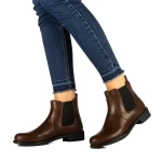 Amaya barna női bokacsizma