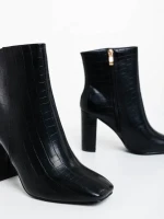 Beter fekete női bokacsizma ökológiai bőrből