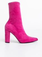 Annelies fukszia női csizma textil anyagból