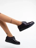 Lawanda gránátszínű női alkalmi cipő természetes bőrből