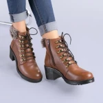 Dove camel bőr bakancs