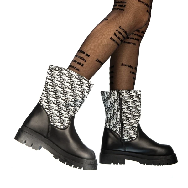 Afika fekete női csizma