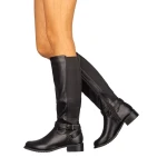 Peliz fekete női csizma