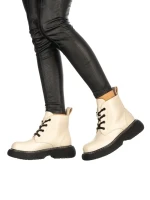 Oveda bézs női bakancs