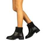 Giunia fekete női bokacsizma