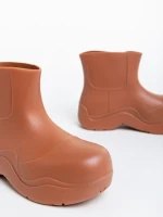 Apolena sötét bézs női gumicsizma