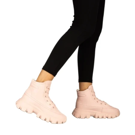 Jolia rózsaszín női bakancs