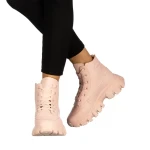 Jolia rózsaszín női bakancs