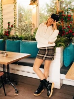 Ailsa fekete női csizma ökológiai bőrből