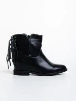 Charo fekete női bokacsizma ökológiai bőrből