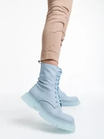 Maryse kék női bakancs ökológiai bőrből