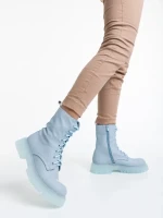 Maryse kék női bakancs ökológiai bőrből