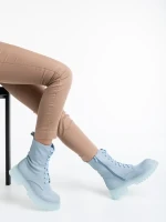 Maryse kék női bakancs ökológiai bőrből