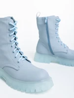 Maryse kék női bakancs ökológiai bőrből