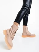 Maryse rózsaszín női bakancs ökológiai bőrből