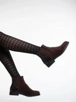 Dominika barna női bokacsizma textil anyagból