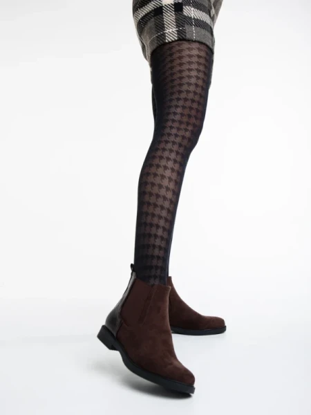 Dominika barna női bokacsizma textil anyagból