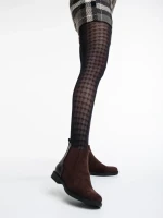 Dominika barna női bokacsizma textil anyagból
