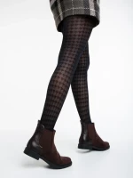 Dominika barna női bokacsizma textil anyagból