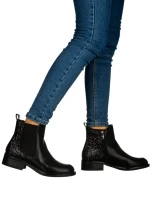 Beriv fekete női bokacsizma