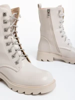 Kaoru bézs női bakancs ökológiai bőrből