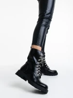 Kaoru fekete női bakancs ökológiai bőrből