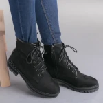 Nose fekete női bokacsizma