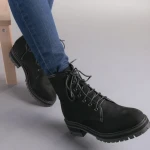 Nose fekete női bokacsizma