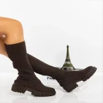 Desmi barna női csizma textil anyagból