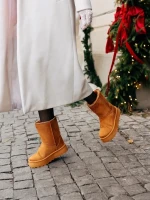 Peigi tevebarna női csizma textil anyagból