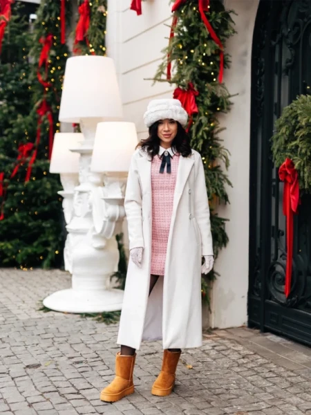 Peigi tevebarna női csizma textil anyagból