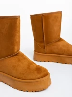 Peigi tevebarna női csizma textil anyagból