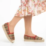 Amilla piros női espadrile