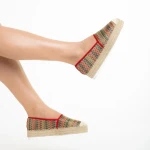 Amilla piros női espadrile