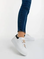 Lorimar fekete női sportcipő ökológiai bőrből