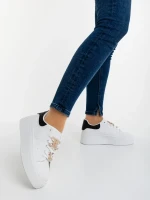 Lorimar fekete női sportcipő ökológiai bőrből