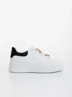 Lorimar fekete női sportcipő ökológiai bőrből